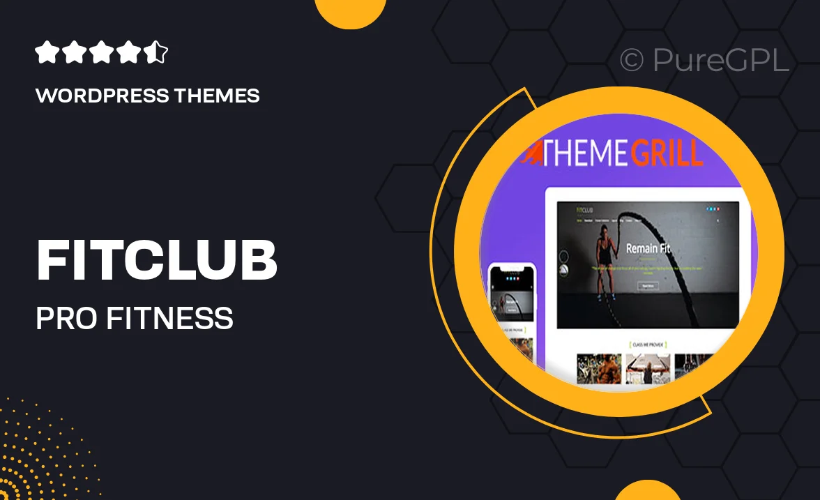 FitClub Pro – Fitness WordPress Theme