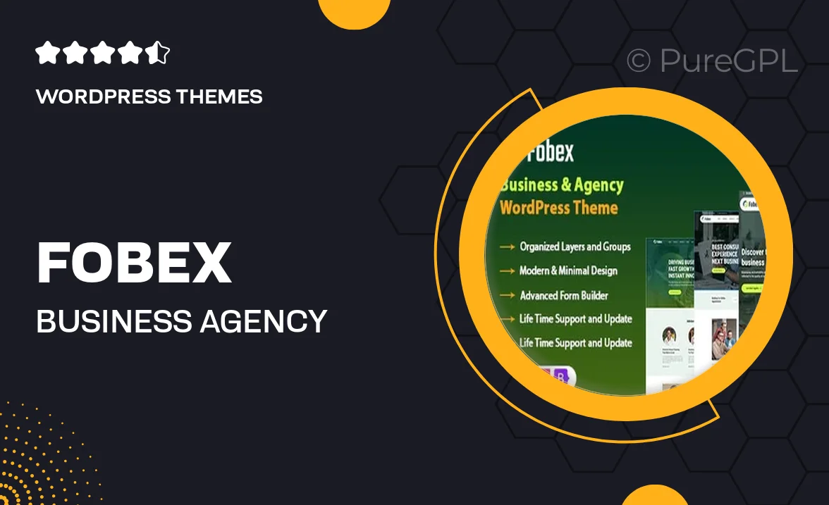 Fobex – Business & Agency WordPress Theme
