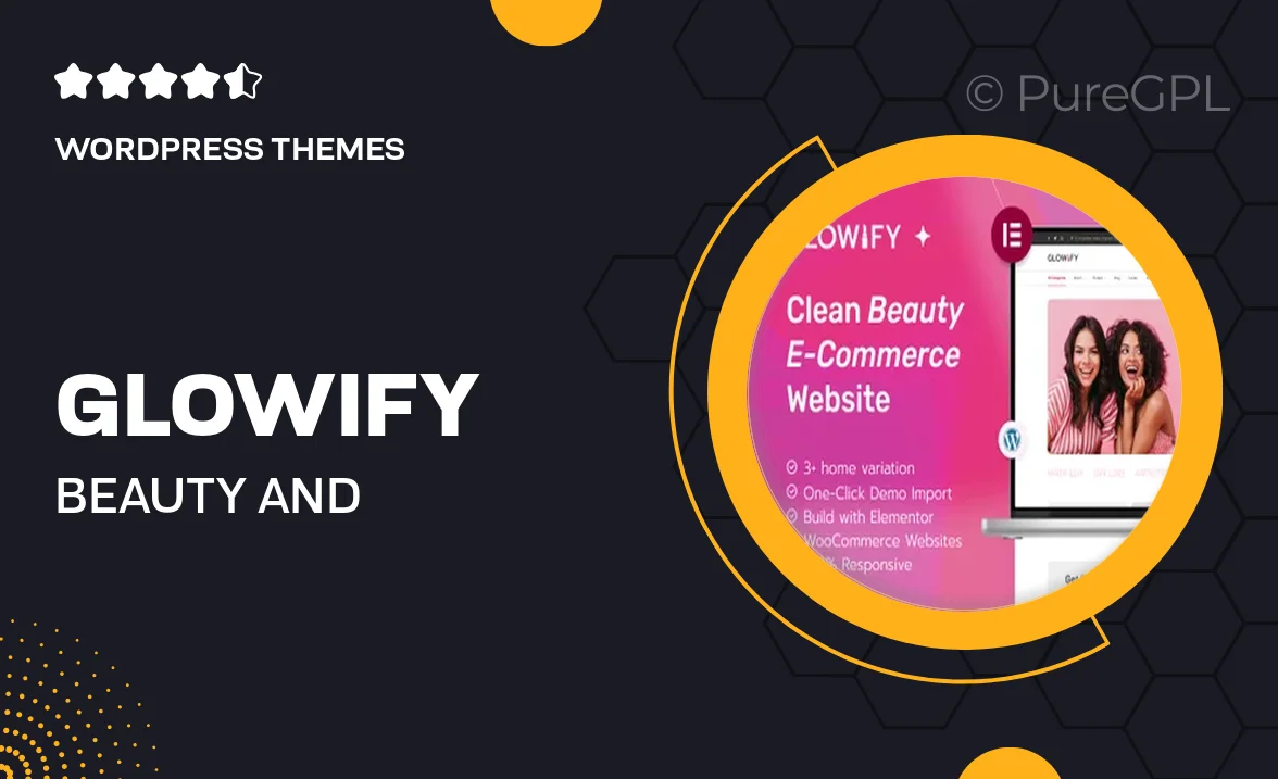 Glowify – Beauty and Cosmetics Shop WordPress Theme