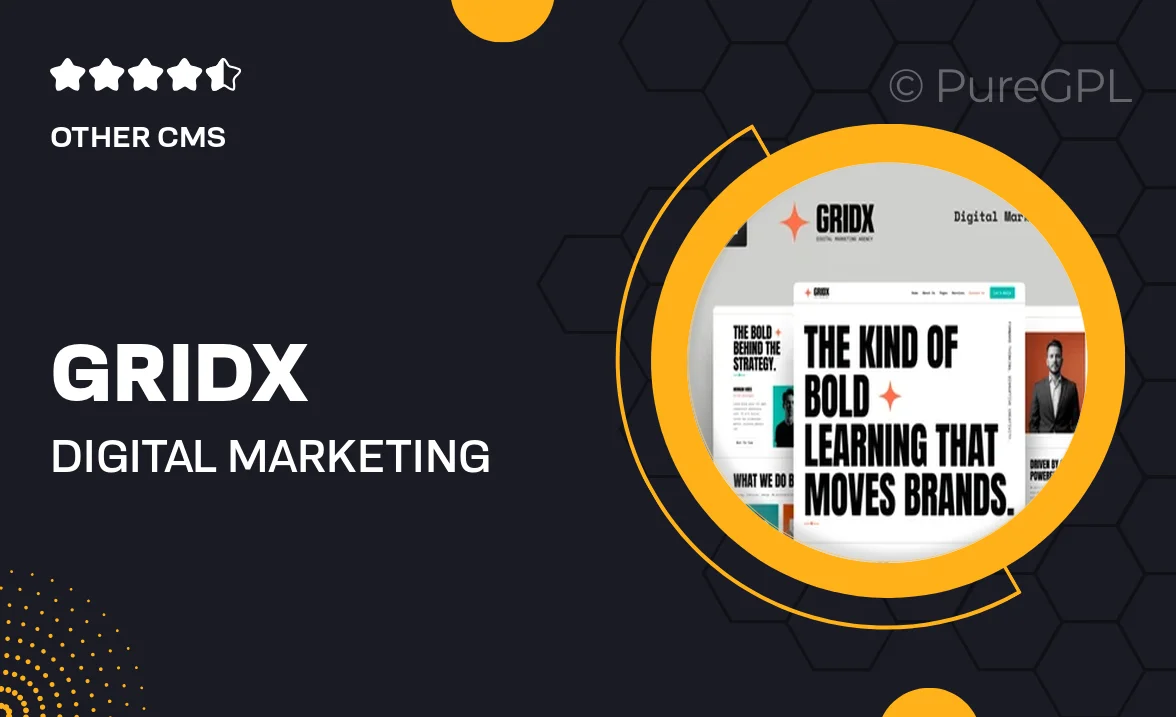 GridX – Digital Marketing Agency Elementor Template Kit