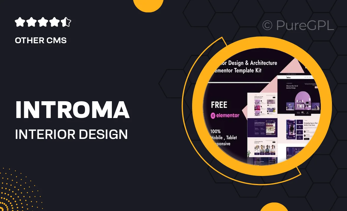 Introma – Interior Design & Architecture Elementor Template Kit