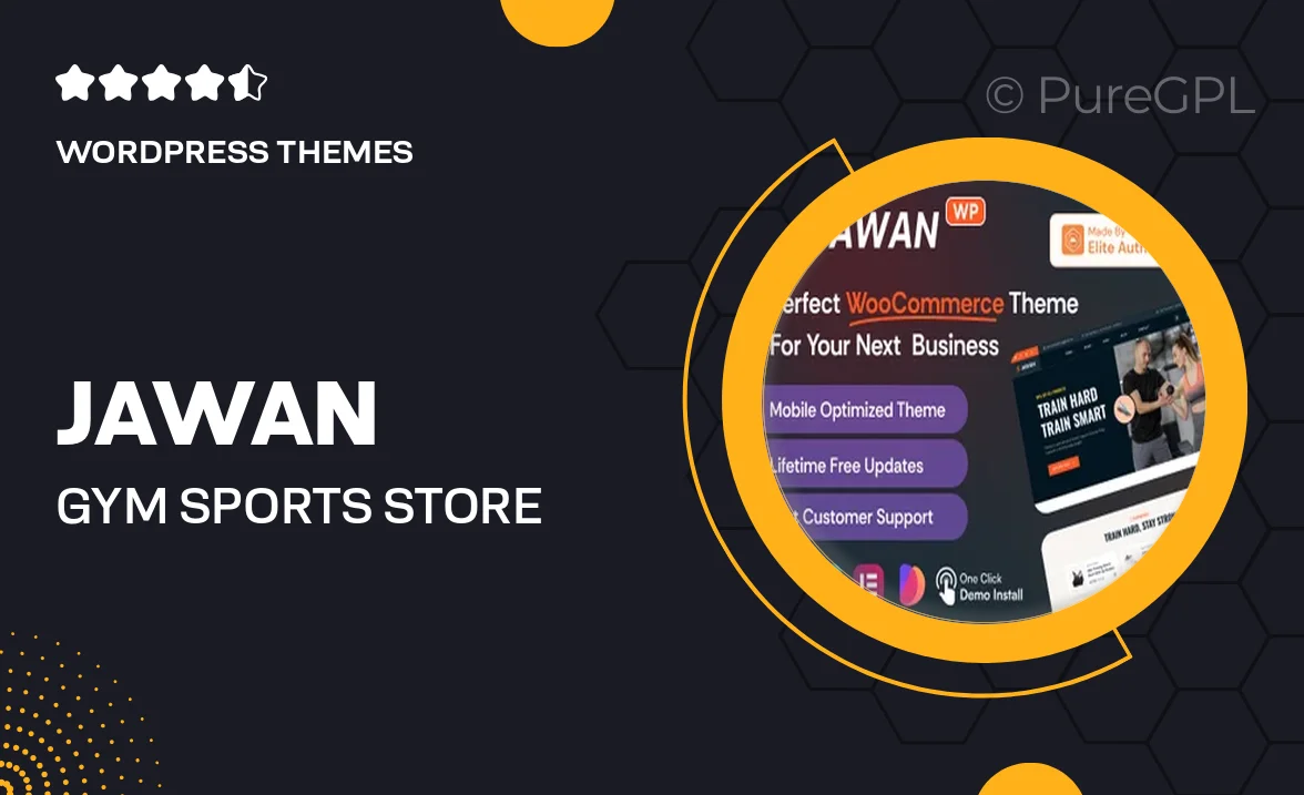 Jawan Gym & Sports Store WooCommerce Theme