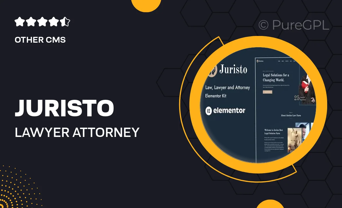 Juristo – Lawyer & Attorney Elementor Template Kit