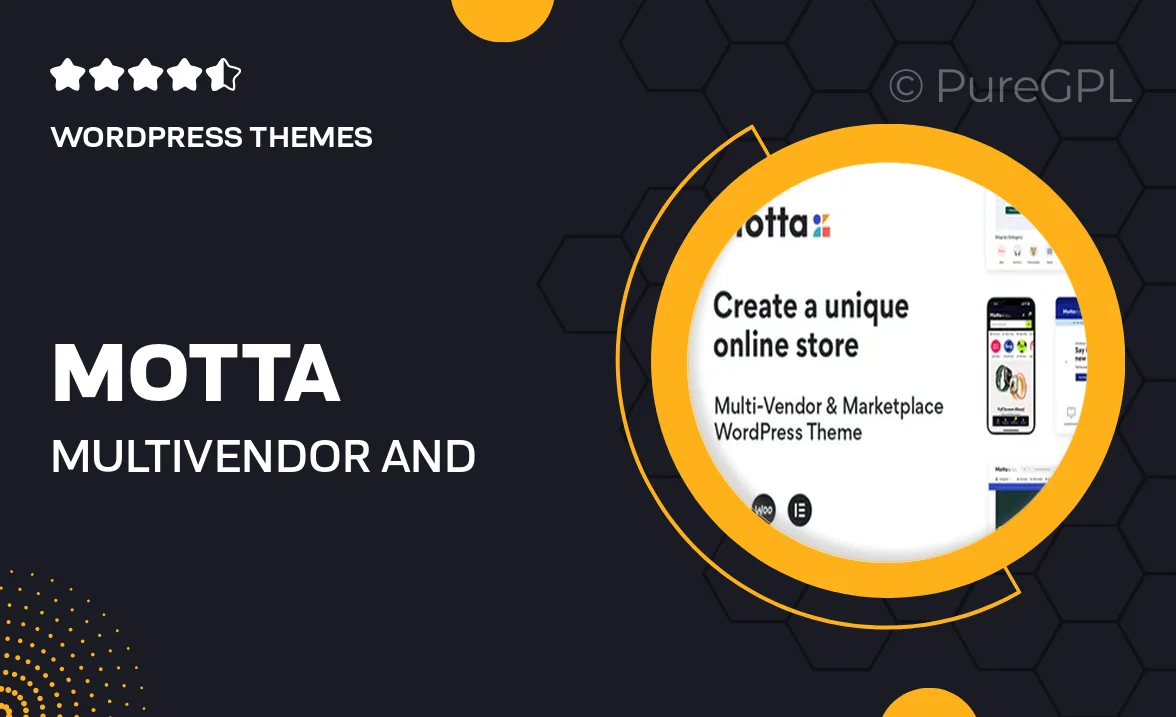 Motta – Multi-Vendor and Marketplace WordPress Theme