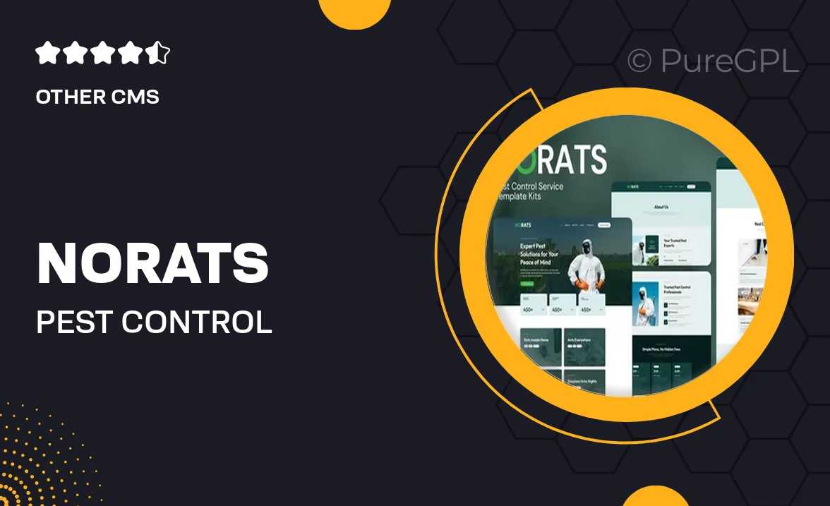 Norats – Pest Control Service Elementor Kits
