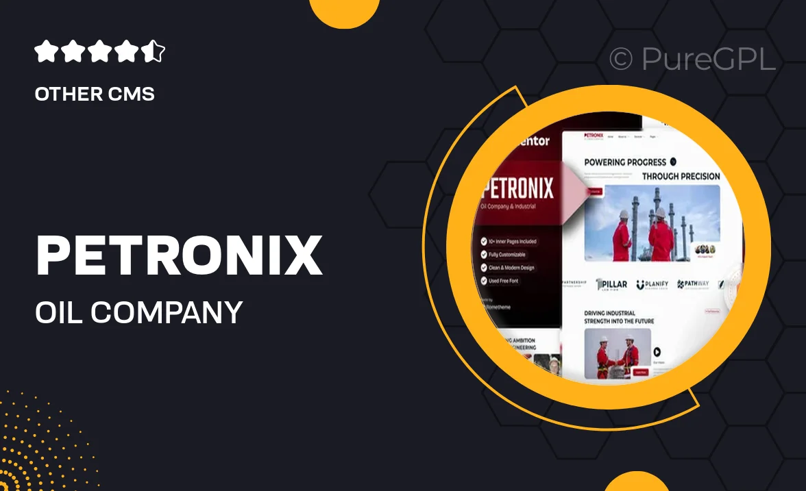 Petronix – Oil Company & Industrial Elementor Template Kit
