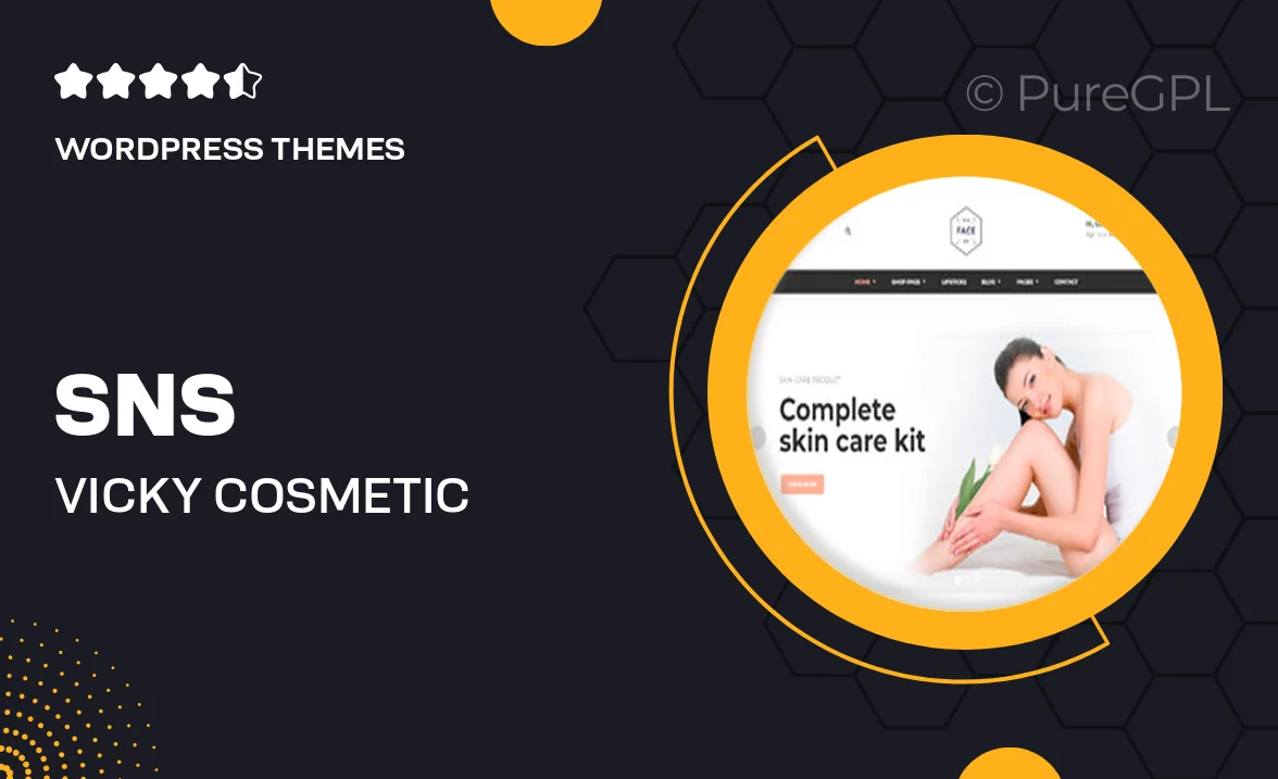 SNS Vicky – Cosmetic WooCommerce WordPress Theme