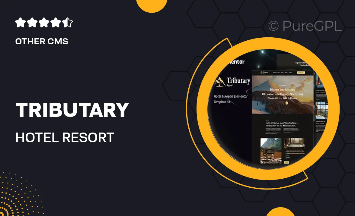 Tributary – Hotel & Resort Elementor Template Kit
