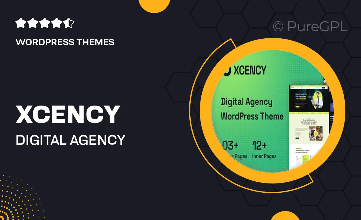 Xcency – Digital Agency WordPress Theme