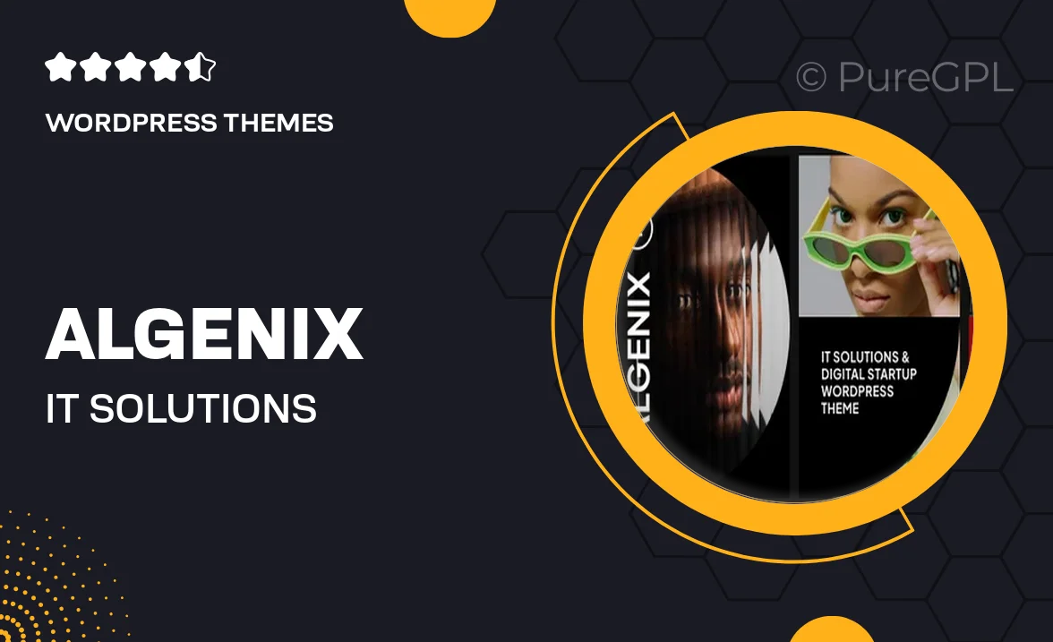 Algenix – IT Solutions & Digital Agency WordPress Theme