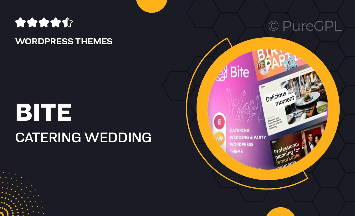 Bite — Catering, Wedding & Party WordPress Theme