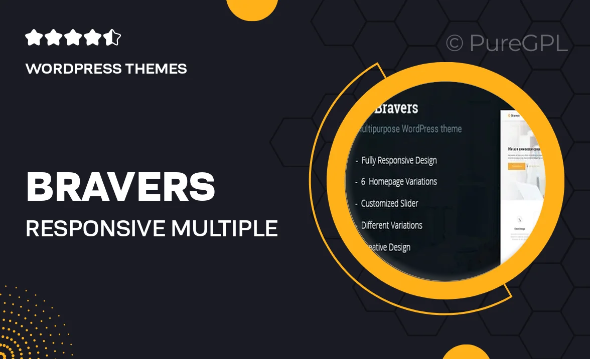 Bravers – Responsive Multiple Purpose WordPress Theme
