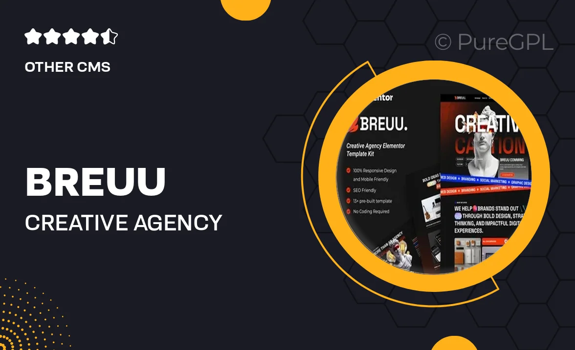 Breuu – Creative Agency Elementor Template Kit
