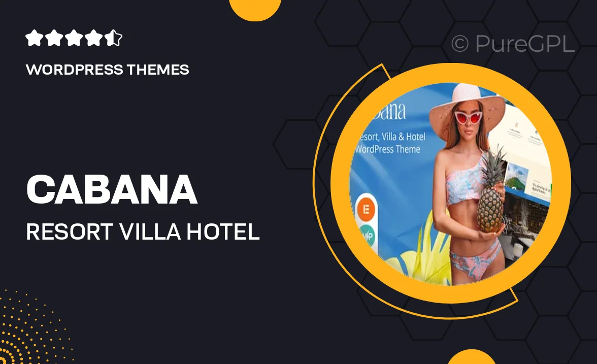 Cabana – Resort, Villa & Hotel WordPress Theme