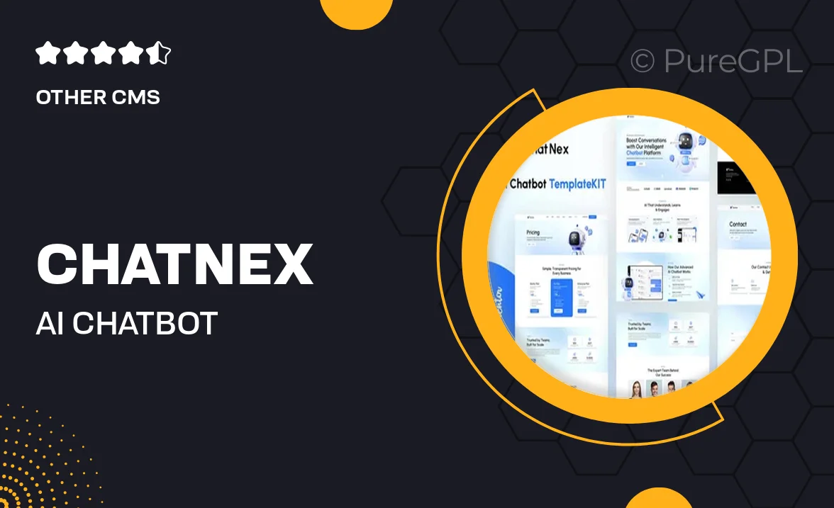 ChatNex – AI Chatbot Elementor Template Kit