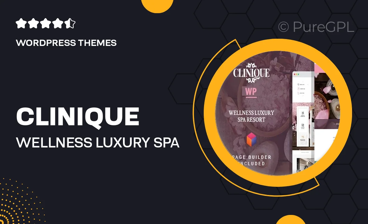 Clinique – Wellness Luxury Spa Resort WordPress Theme