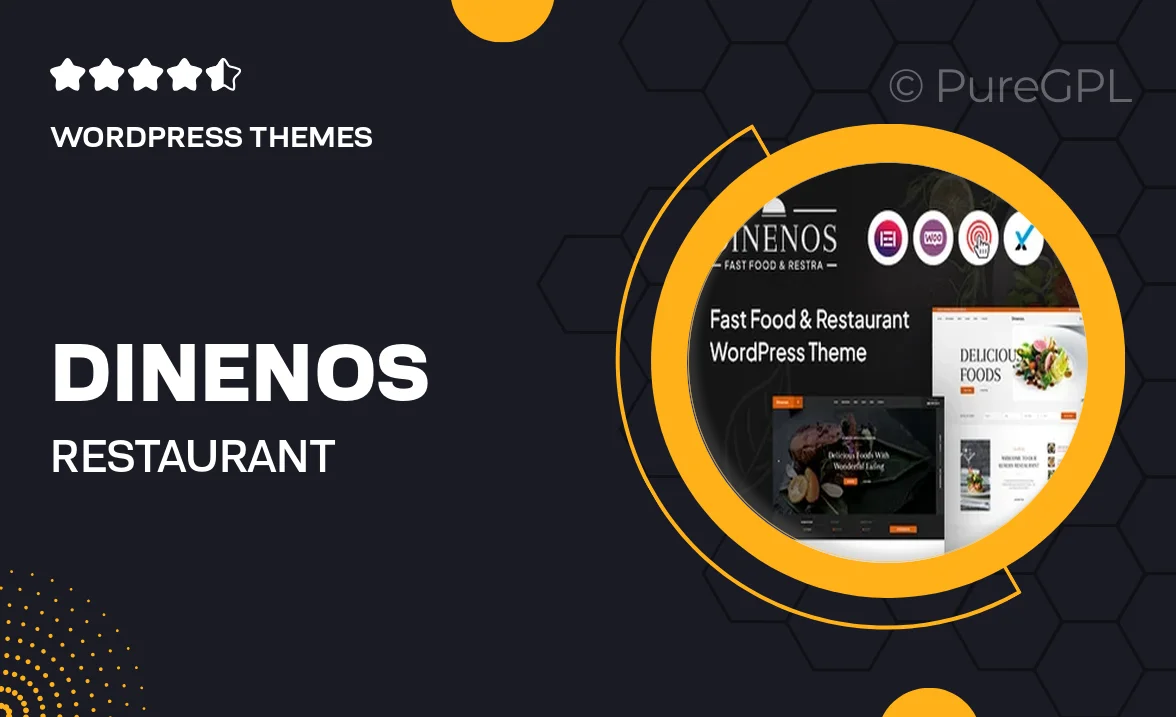 Dinenos – Restaurant WordPress Theme