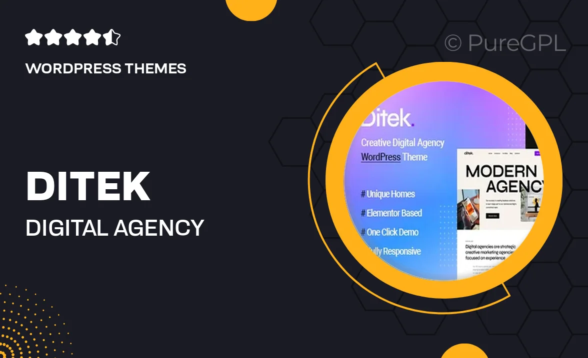 Ditek – Digital Agency Creative Portfolio WordPress Theme