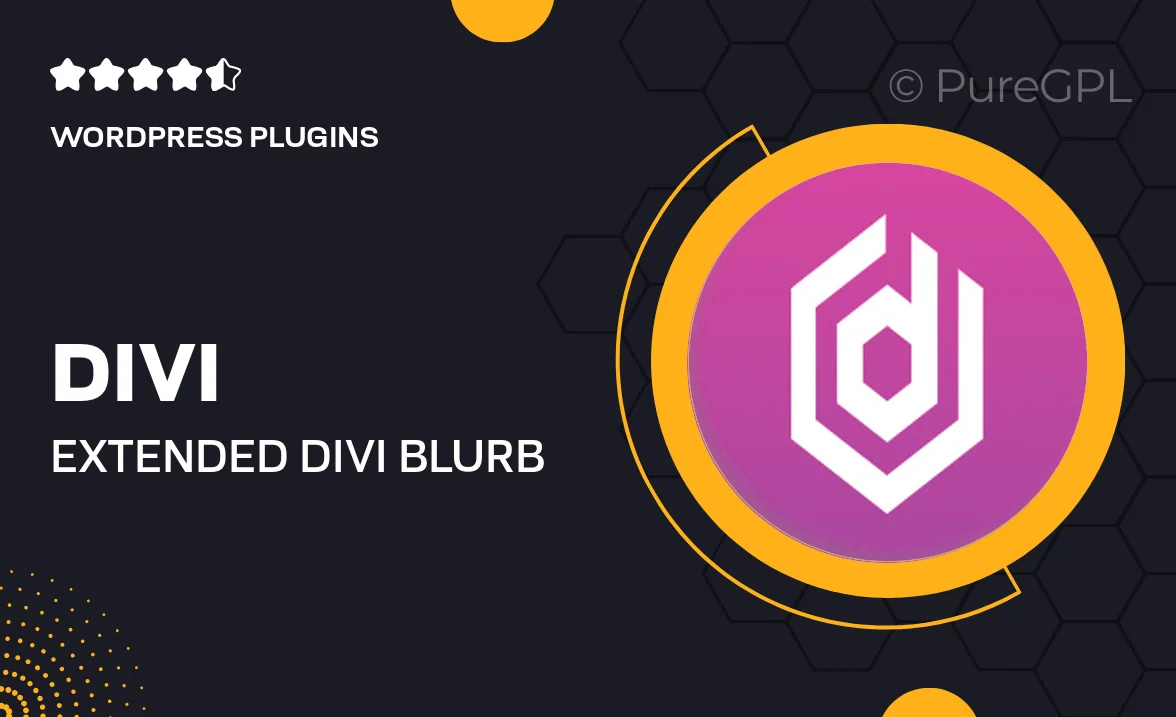 Divi Extended | Divi Blurb Extended