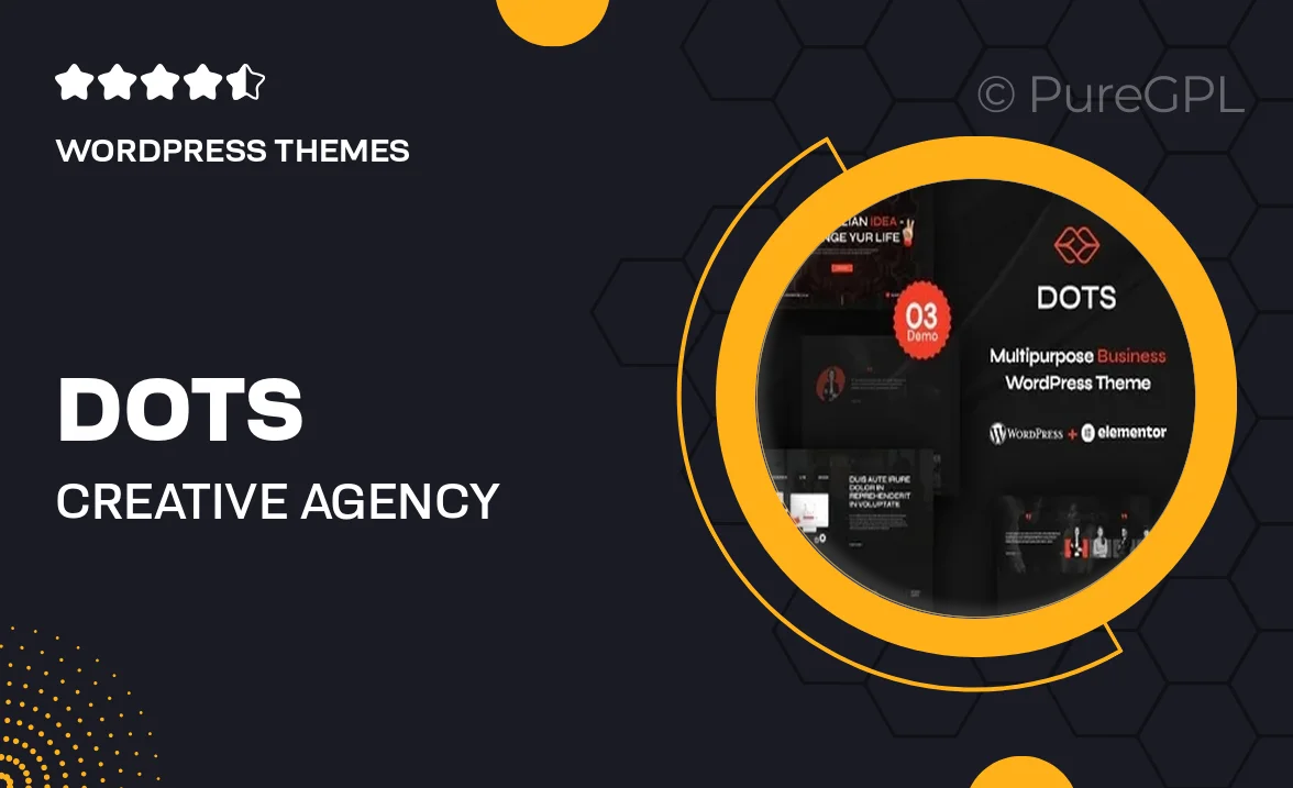 Dots – Creative Agency WordPress Theme