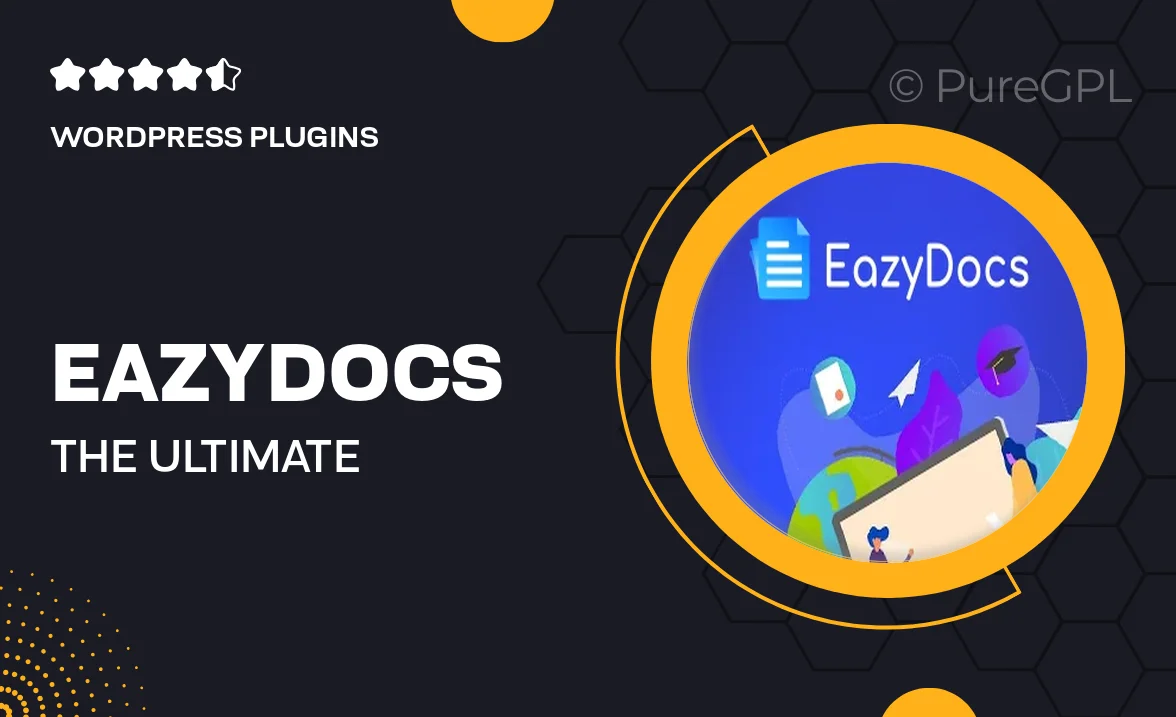 EazyDocs – The Ultimate Documentation Solution