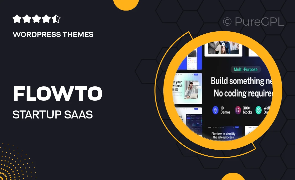 Flowto – Startup & SaaS WordPress Theme