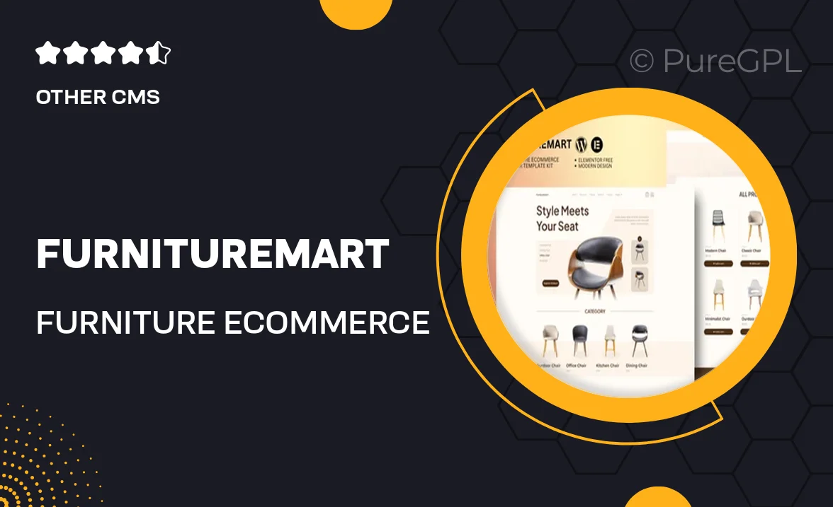 Furnituremart – Furniture Ecommerce Elementor Template Kit
