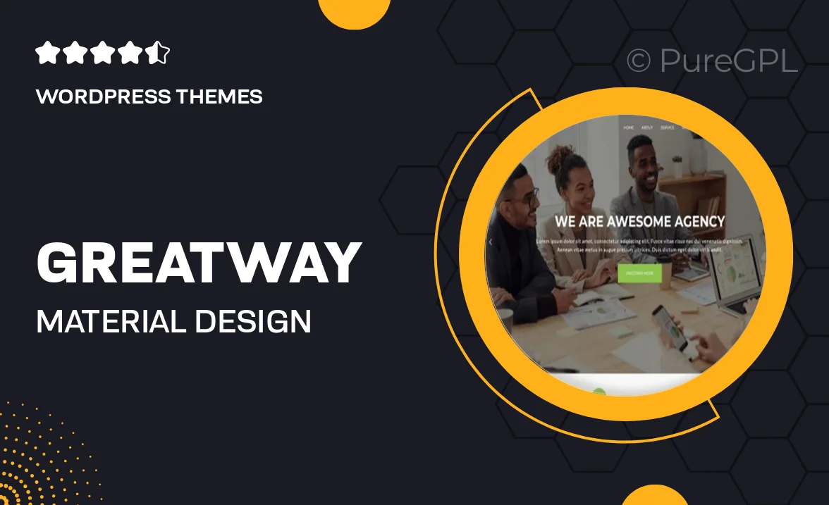 Greatway – Material Design WordPress Theme