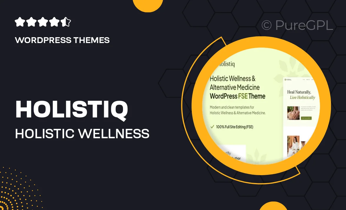 Holistiq – Holistic Wellness & Alternative Medicine FSE WordPress Theme
