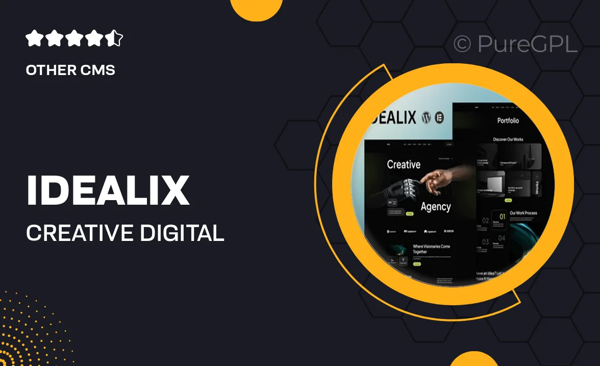 Idealix – Creative Digital Agency Elementor Template Kit