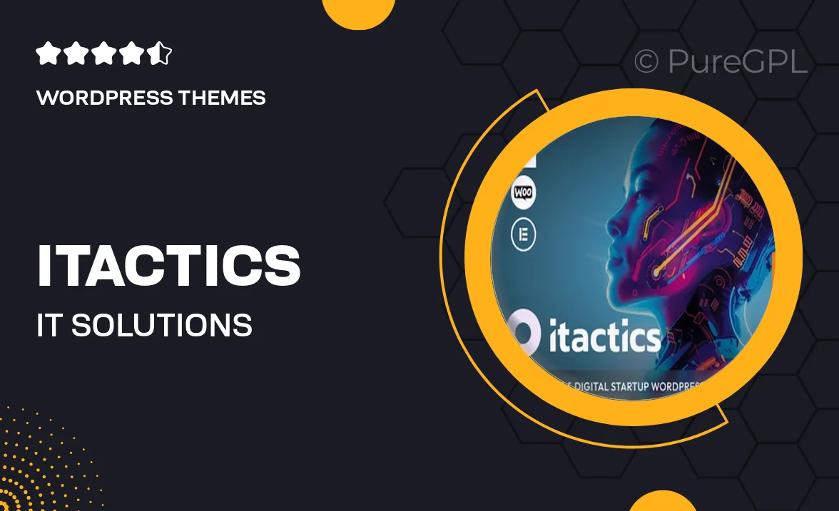ITactics – IT Solutions & Digital Startup WordPress Theme + AI