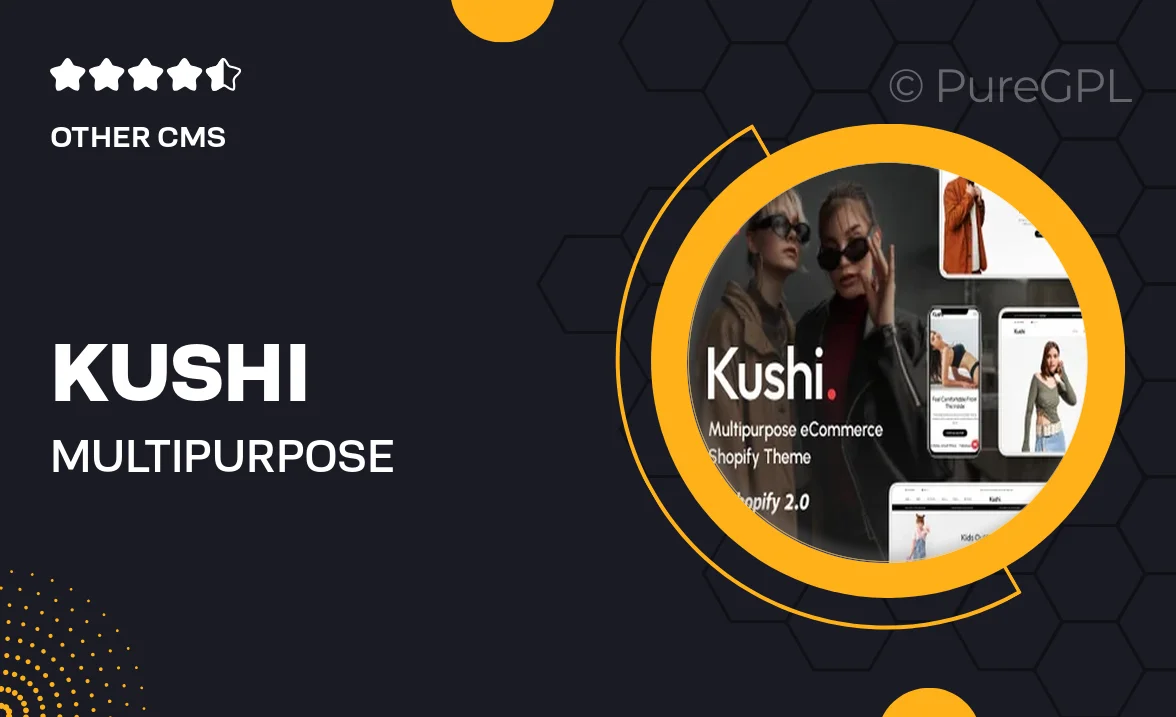 Kushi – Multipurpose Fashion Shopify Theme