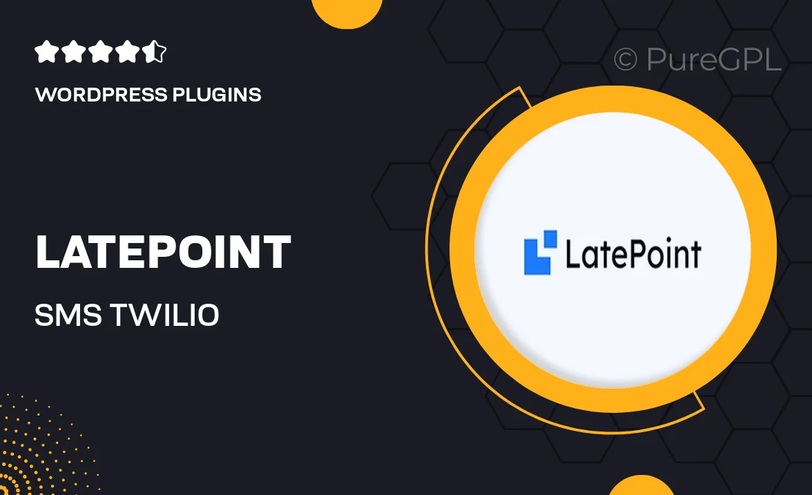 LatePoint | SMS Twilio
