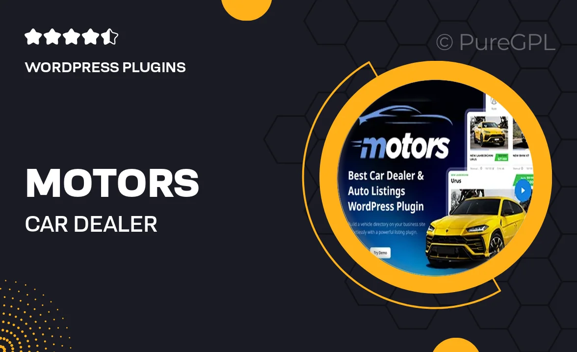 Motors – Car Dealer, Classifieds & Listing Pro