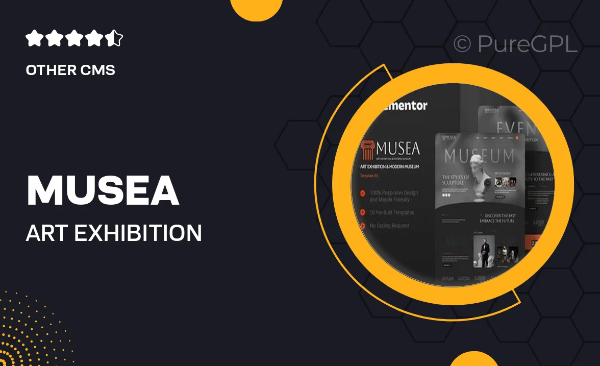 Musea – Art Exhibition & Modern Museum Elementor Template Kit