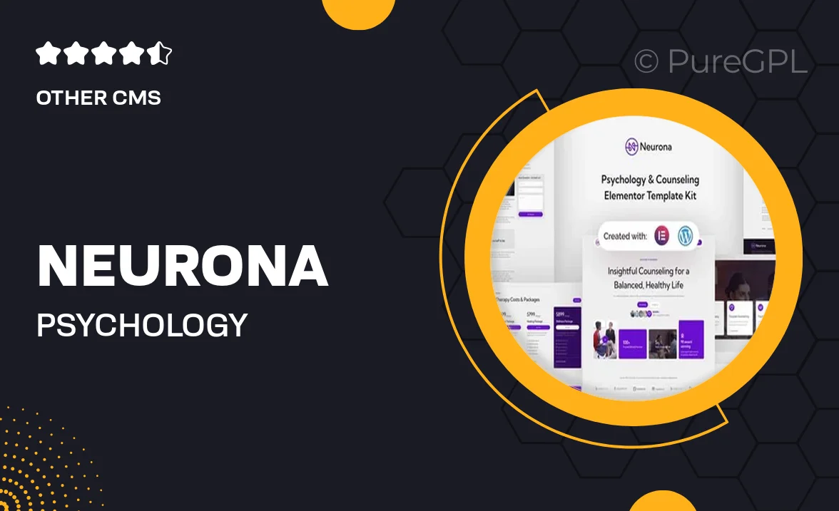 Neurona – Psychology & Counseling Elementor Template Kit