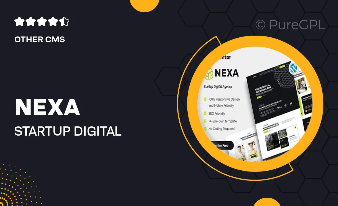 Nexa – Startup Digital Agency Elementor Template Kit