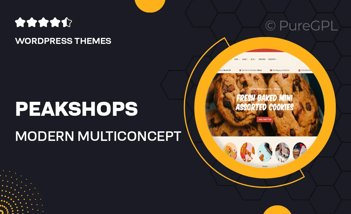 PeakShops – Modern & Multi-Concept WooCommerce Theme