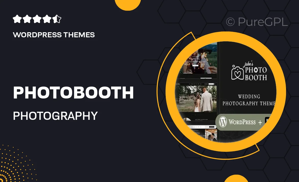 Photobooth – Photography Portfolio WordPress Theme