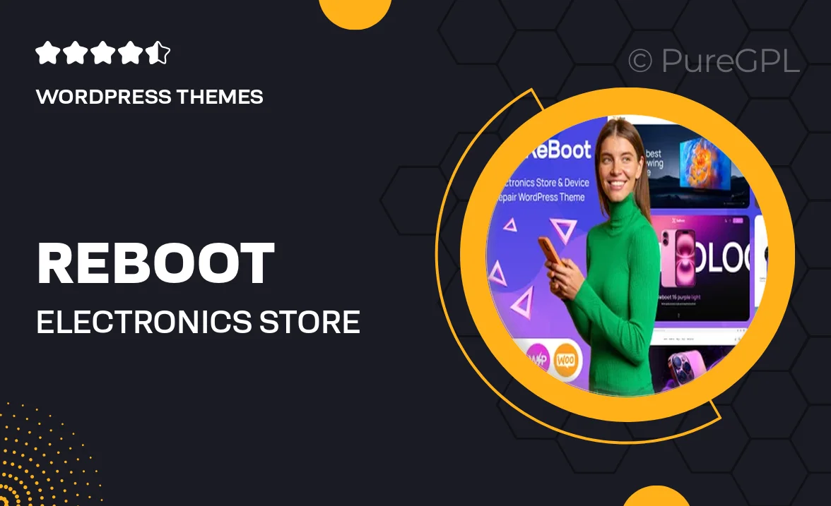 Reboot – Electronics Store & Device Repair WordPress Theme