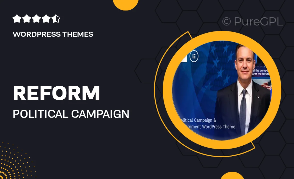 Reform — Political Campaign & Government WordPress Theme