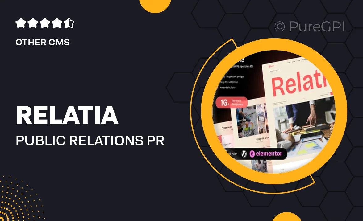 Relatia – Public Relations PR Agencies Elementor Template Kit