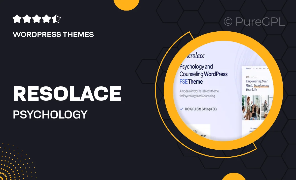 Resolace – Psychology & Counseling FSE WordPress Theme