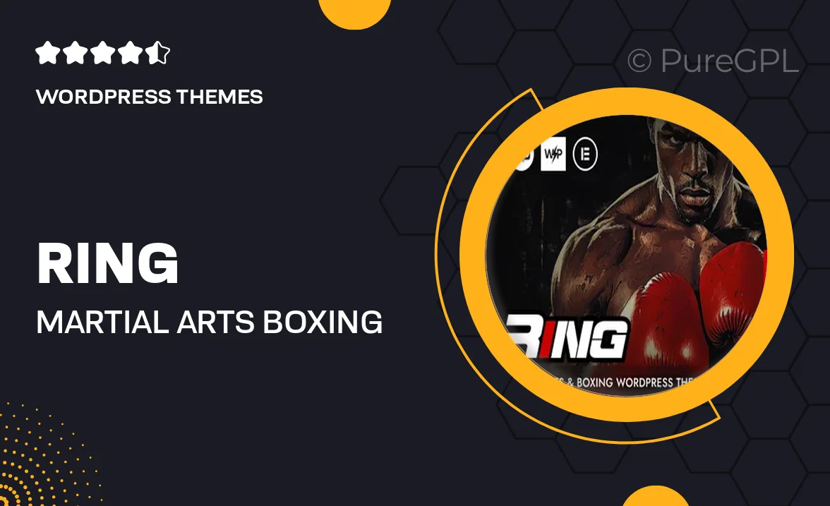 Ring – Martial Arts & Boxing WordPress Theme