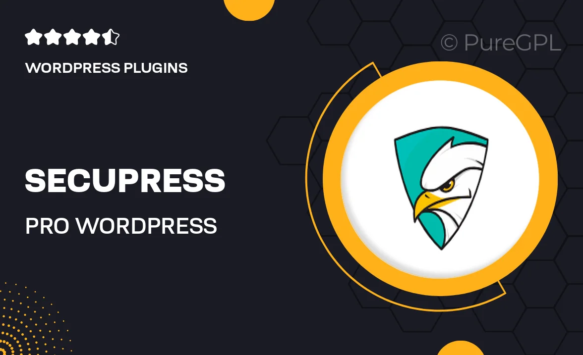 SecuPress Pro – WordPress Security Plugin