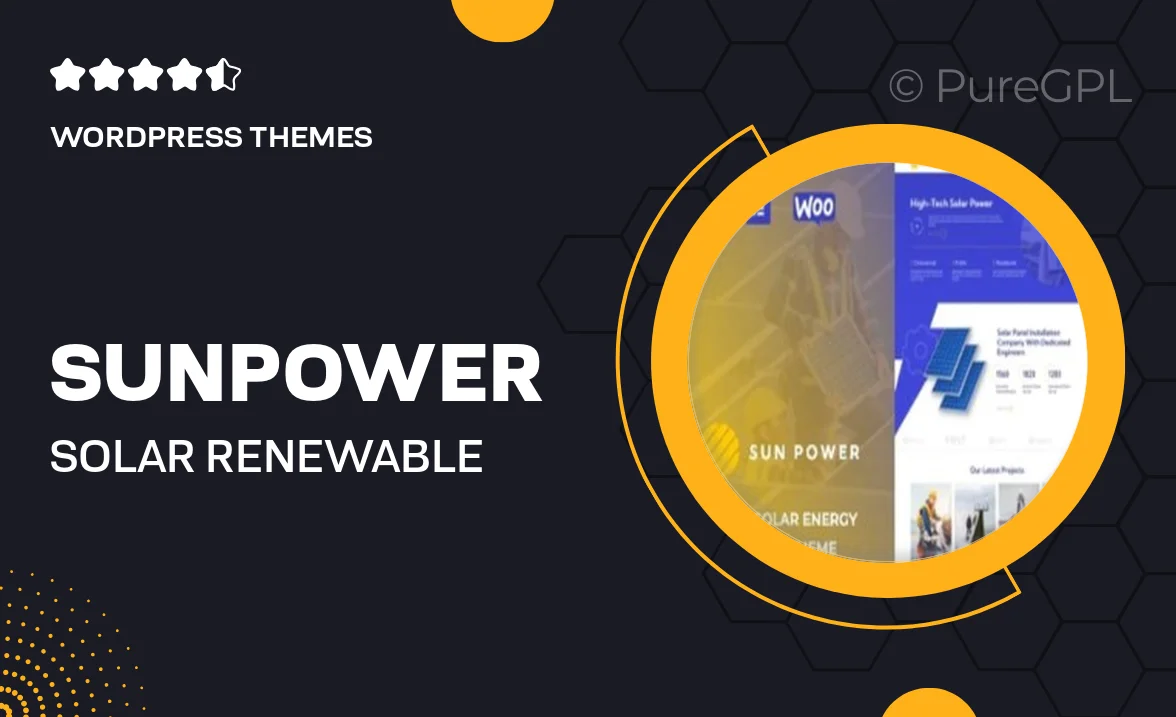 SunPower – Solar Renewable Energy Theme