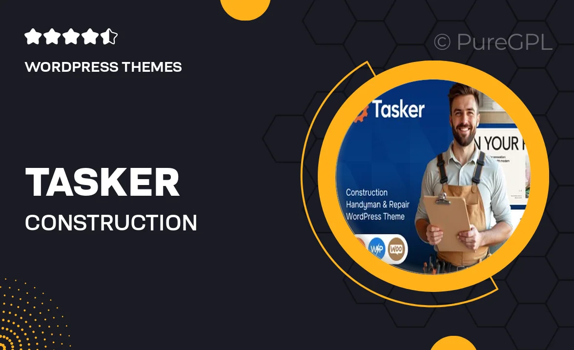 Tasker – Construction Handyman & Repair WordPress Theme