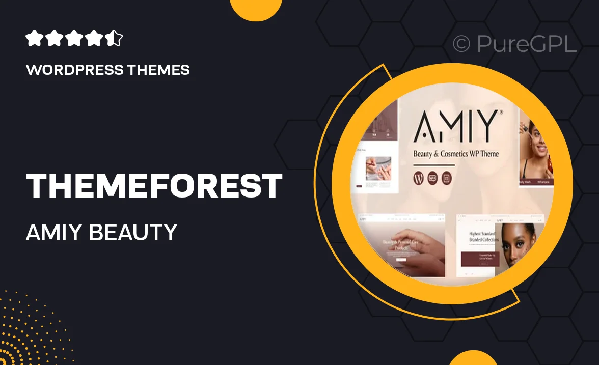Themeforest | Amiy – Beauty Cosmetics Shop