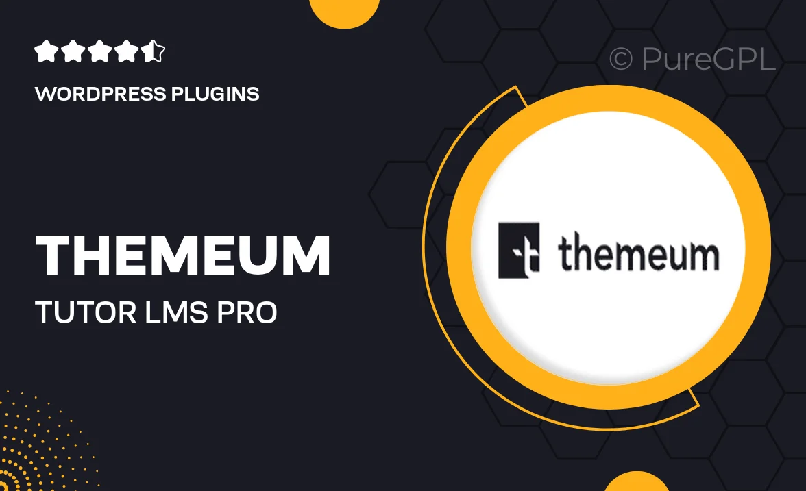 Themeum | Tutor LMS Pro + Gateways