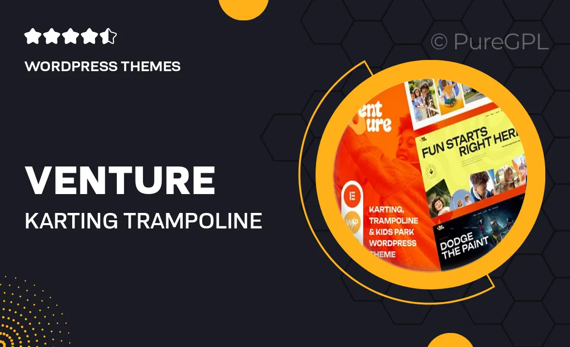 Venture – Karting, Trampoline & Kids Park WordPress Theme
